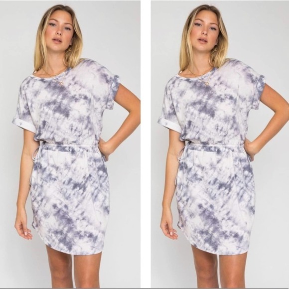 Easy Going Mood Tie Dye Mini Dress - Picture 3 of 4